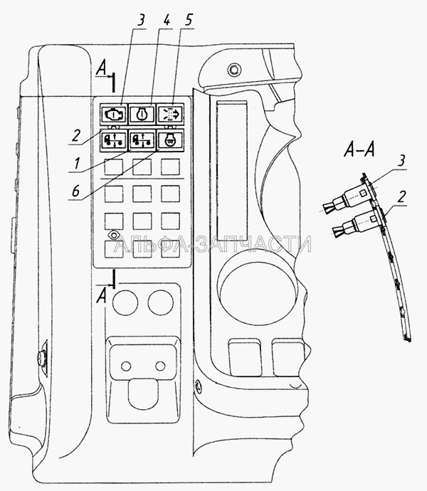 6520-4011035 Установка индикации на щитке приборов  